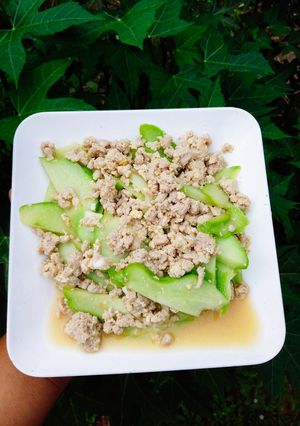 รูปของ ผัดมะระหวานหมูสับคีโต