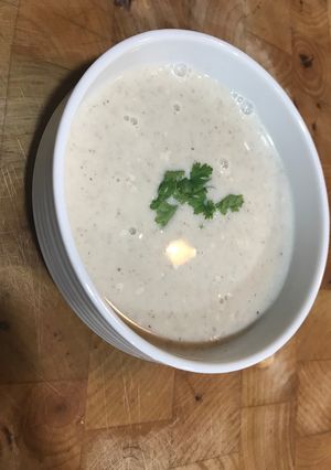 صورة لوصفة شوربة الفطر