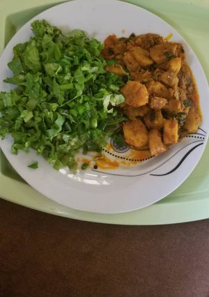A picture of Unripe Plantain Porridge.