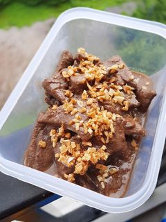 รูปของ ตับหมูทอดกระเทียมพริกไทย