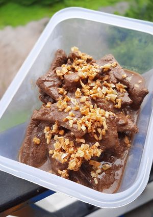 รูปของ ตับหมูทอดกระเทียมพริกไทย