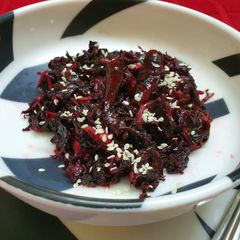Lal Shaag or Red Spinach Stir Fry A picture of Lal Shaag or Red Spinach Stir Fry.