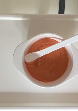 Foto resep Bubur Susu Pure Wortel MPASI 6 bulan