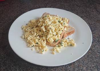 Easy Cooking Recipe Chives Scrambled Eggs Delicious Simple