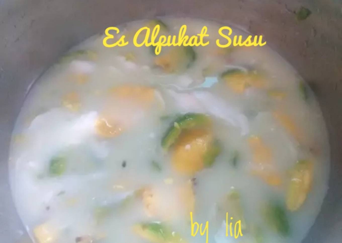 Es Alpukat Susu Dkk