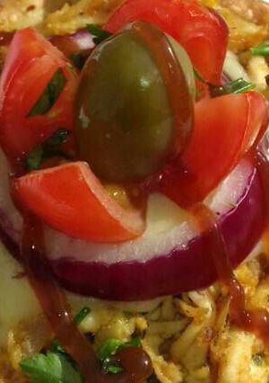Una foto de Canastillas rellenas de pollo