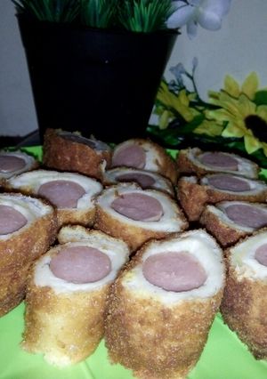 Foto resep Roti goreng sosis