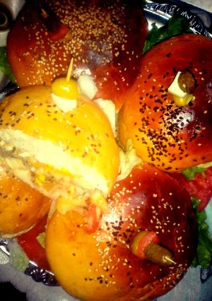 صورة لوصفة همبرغر 🍔 بعجينة هايلة 🍢
