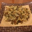 Ensalada de cebollas asadas