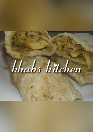 A picture of Arewa filled pancake (filled wainar filawa).