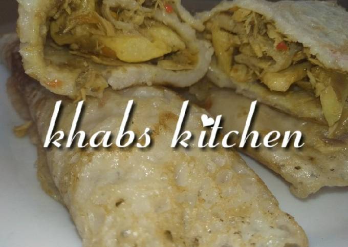 Steps to Prepare Super Quick Homemade Arewa filled pancake (filled wainar filawa)