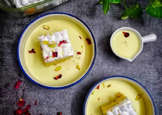 Simple Way to Make Any-night-of-the-week Saffron Milk Cake / Saffron Tres Leches