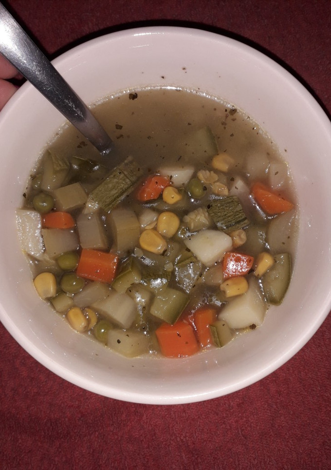 Una foto de Sopa de verduras #2 en su punto