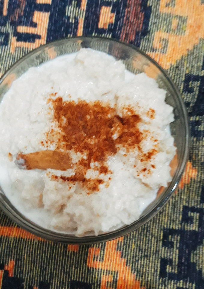 Una foto de Arroz con leche con chancaca o panela