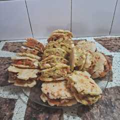 Una foto de Arepas de bondiola