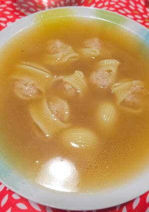 Una foto de Sopa de Navidad (Galets)