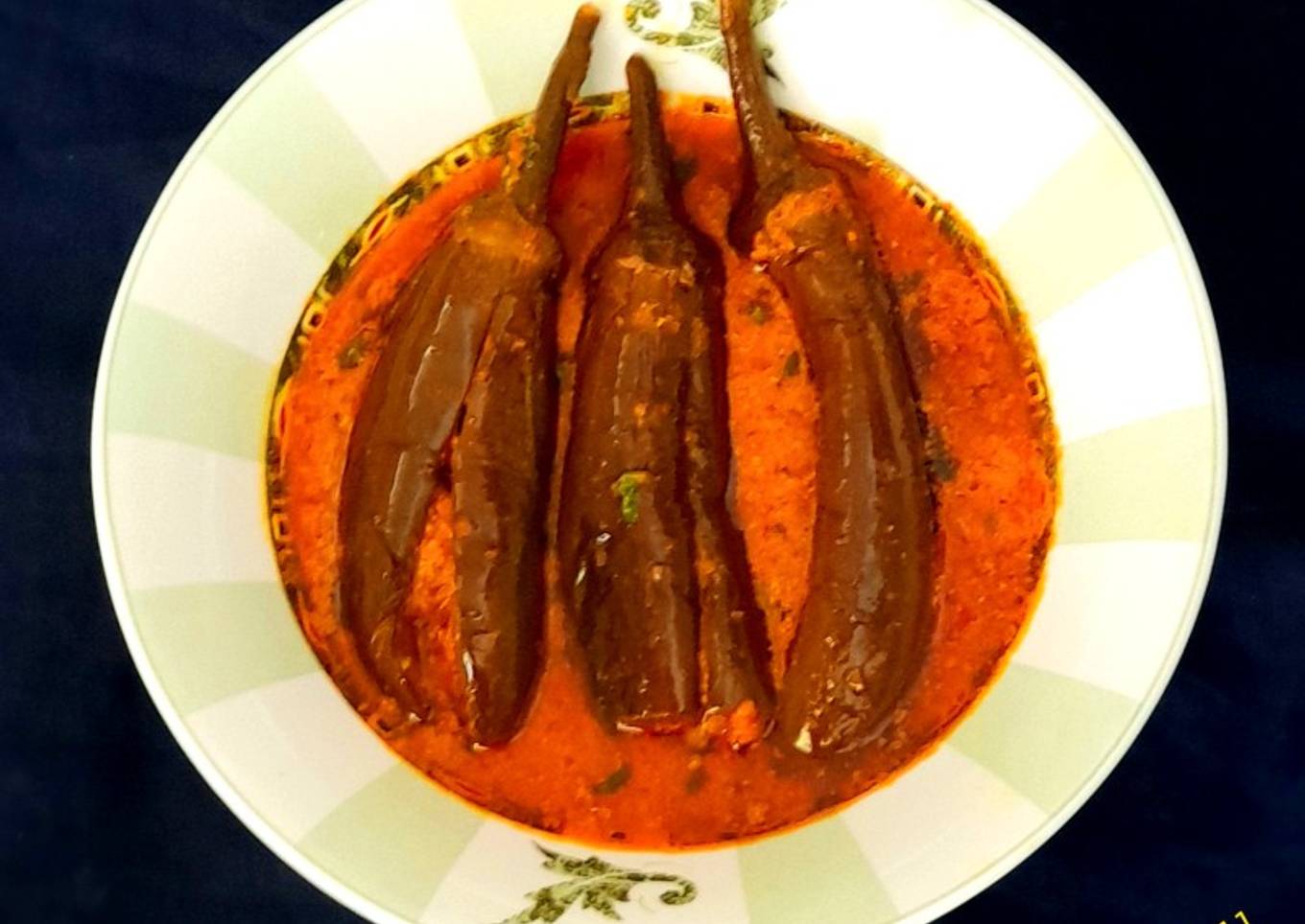 Eggplant In Mustard Gravy