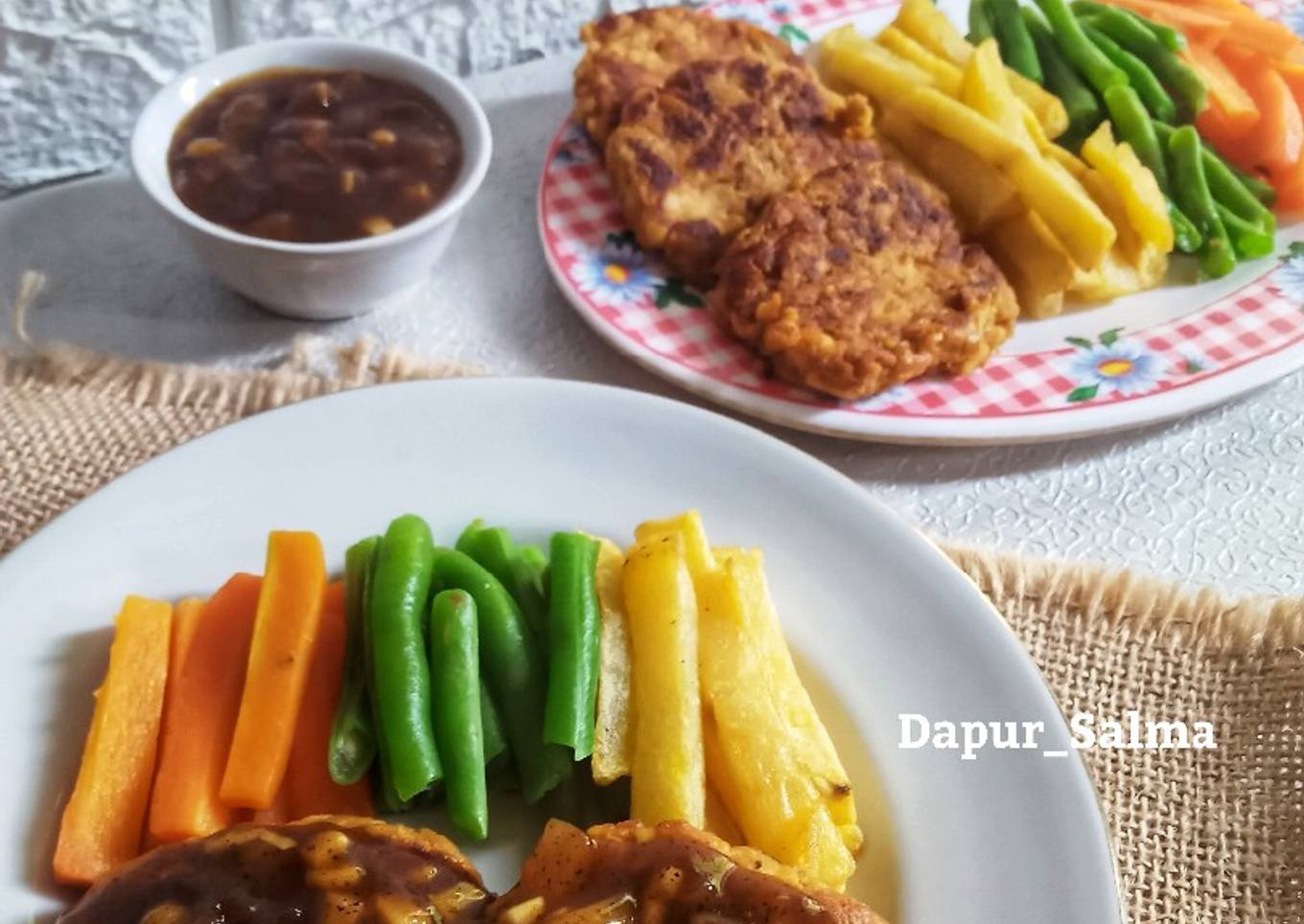 Steak Tempe Saus Lada Hitam