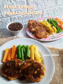 Foto resep Steak Tempe Saus Lada Hitam