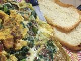 Omelette con espinaca🍳