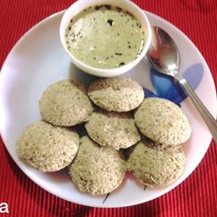 A picture of Guilt free idli.