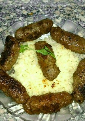 صورة لوصفة كفته بالبقدونس وارز ابيض دايت