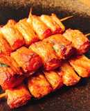 Sườn ống chay xiên nướng