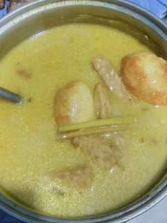 Foto resep Telor tempe kuah santan,