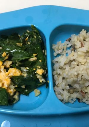 รูปของ ใบเหลียงผัดไข่ (อาหารเด็ก)