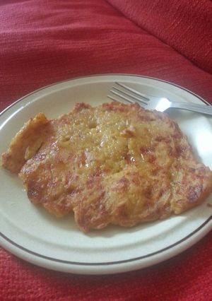 A picture of 3-ingredient banana pancake.