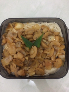 Foto resep Spagetti saus jamur (vegetarian)