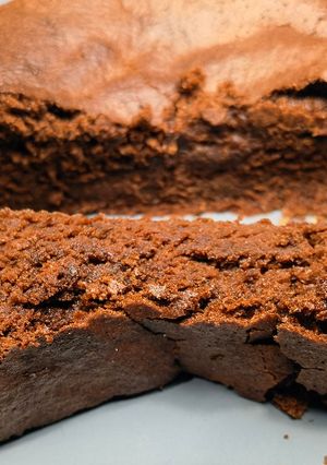 Une photo de Gâteau au chocolat noir léger