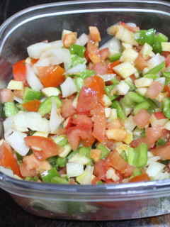 Una foto de Pico de gallo básico