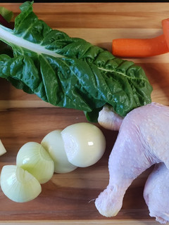 Una foto de Caldo de pollo sin gluten
