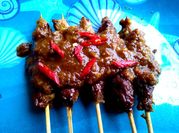 Gambar sate daging sapi giling