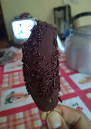 Foto resep Es pisang coklat