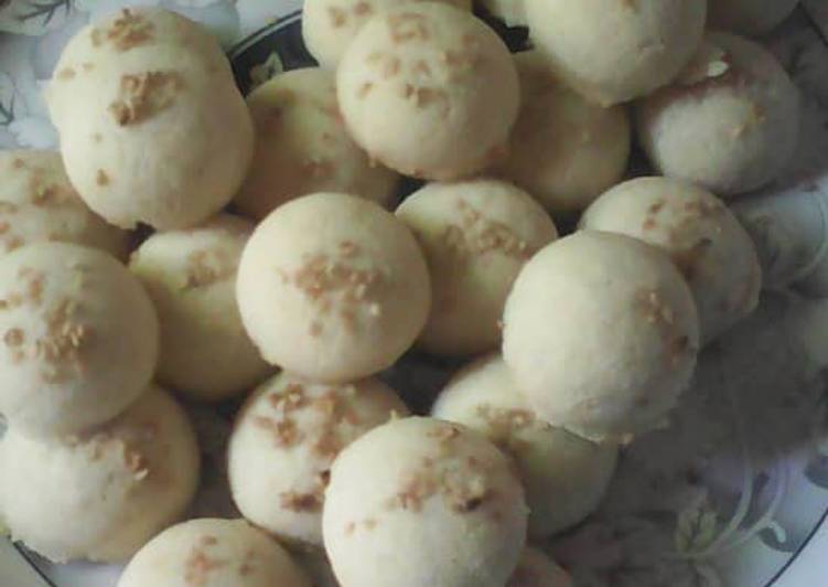 Easiest Way to Make Any-night-of-the-week Gireba (traditional cookie)