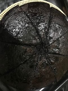عکسی از دستور کیک خیس شکلاتی