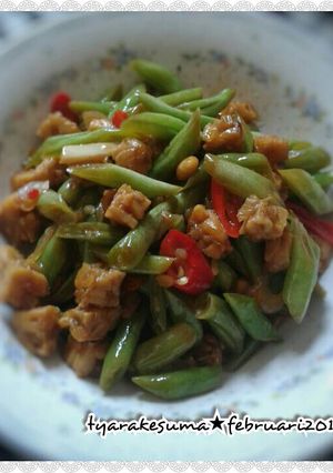 Foto resep Tumis buncis tempe