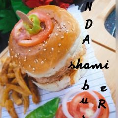 Shami burger A picture of Shami burger.