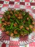 Ma Ling tumis Buncis (non Halal)