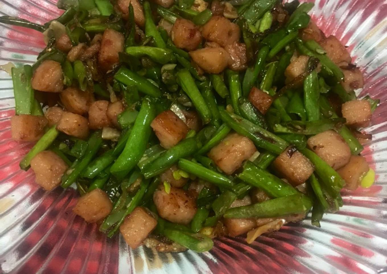Ma Ling tumis Buncis (non Halal)