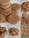كوكيز الشوفان بالسمسم🍪