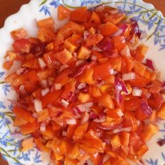 A picture of Kachumbari.