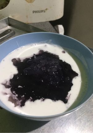 Foto resep Bubur Ketan item KETO