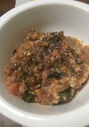 Foto resep Bubur Ubi Daging untuk MPASI Batuk Pilek atau Tumbuh Gigi