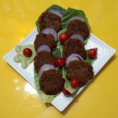 A picture of Kabab é Zahida.
