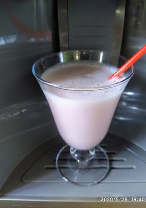 Une photo de Milkshake à la fraise