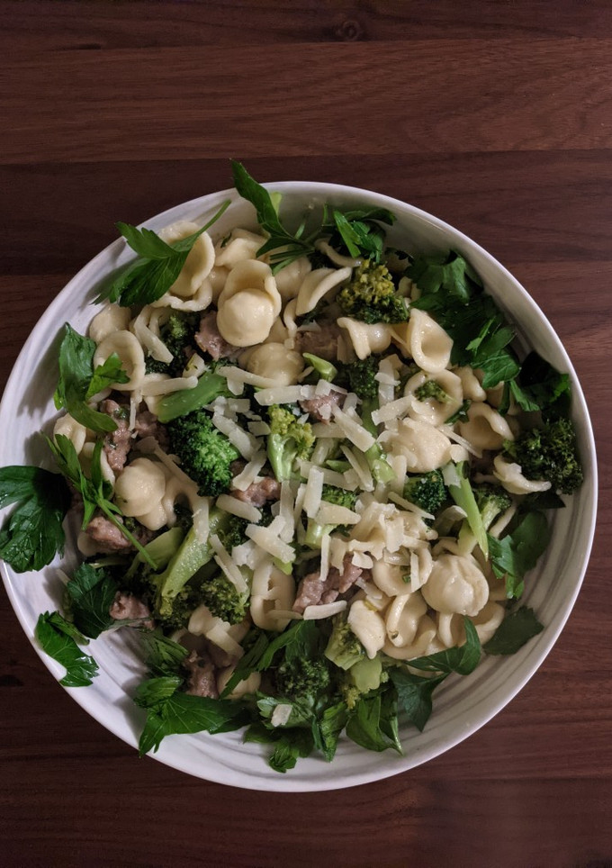 A picture of Orecchiette & Broccoli 🥦.