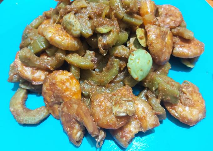 Cara Membuat Udang Sambel Pare Pete Enak Terbaru